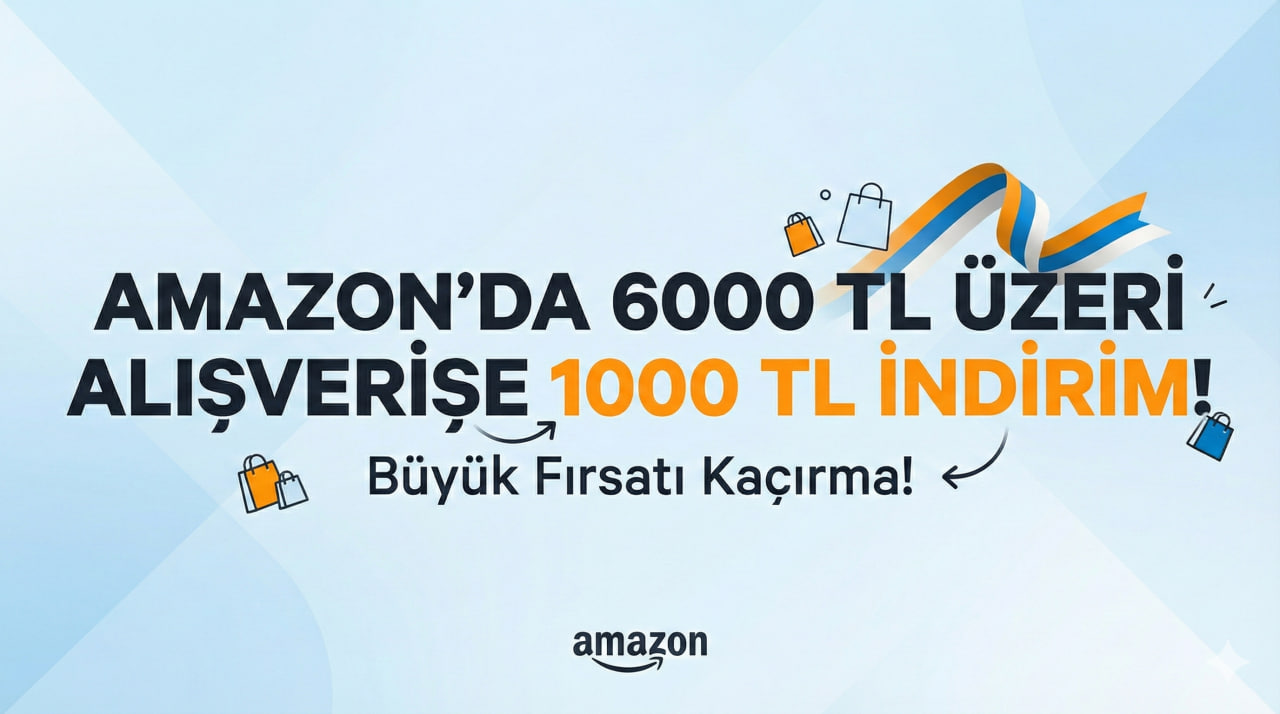 6000 TL ve üzeri alışverişe 
