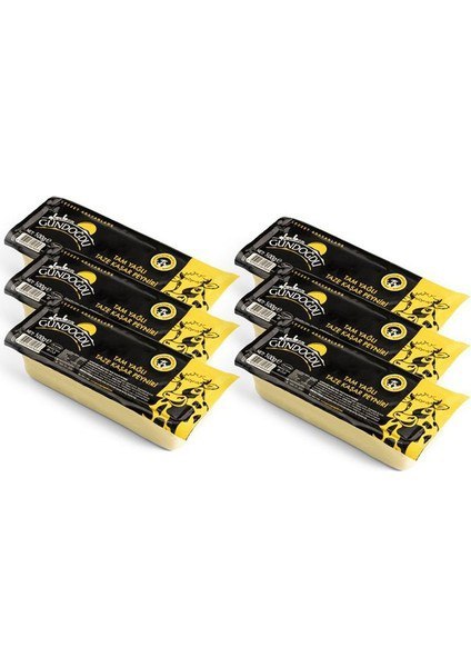 Gündoğdu Taze Kaşar Peynir 500 gr 6'lı