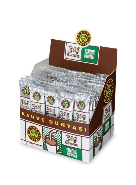 Kahve Dünyası 40'lı 3'ü 1 Arada Fındık Aromalı Hazır Kahve