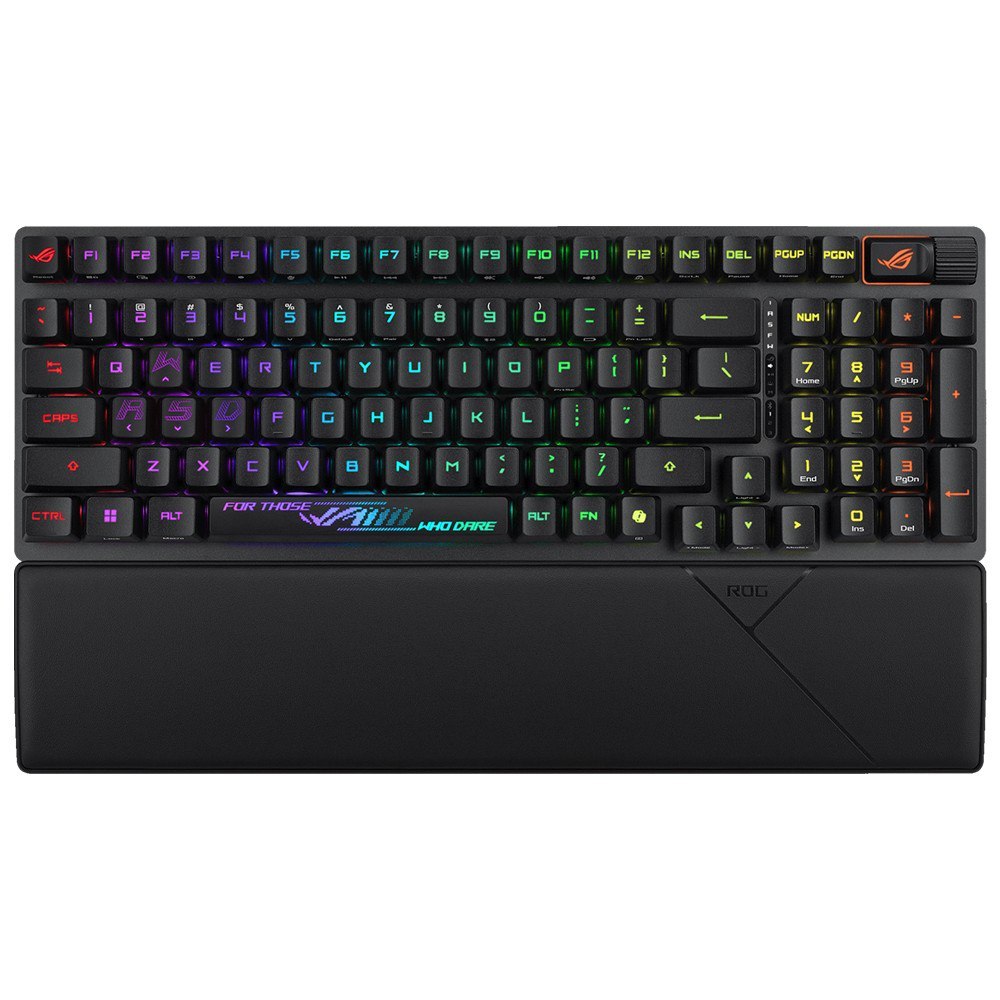 Asus ASUS ROG STRIX SCOPE II 96 WL-RX RED-ABS-TR WIRELESS OYUN KLAVYESİ: ÜÇ MODLU BAĞLANTI, ROG RX OPTİK ANAHTARLAR